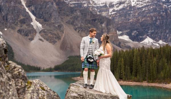 Corie & Brett | Lake Louise Elopement | Banff Wedding Photographers