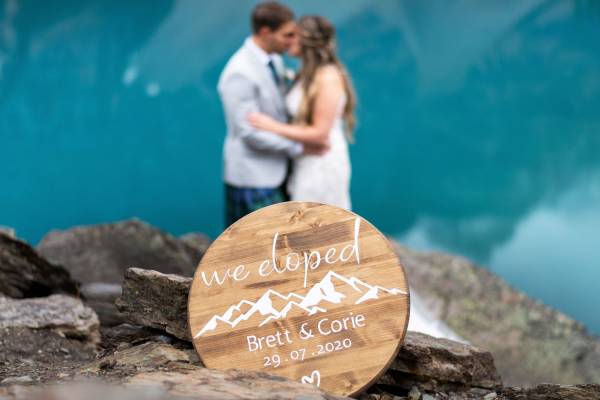 Elopement at Lake Louise in Banff National Park