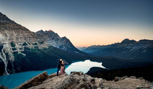 Exciting Engagement in Banff