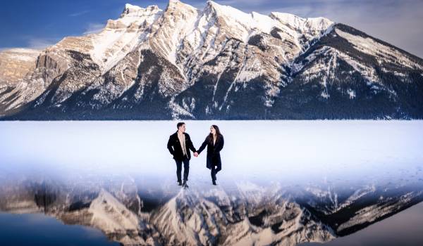 Exciting Engagement In Banff