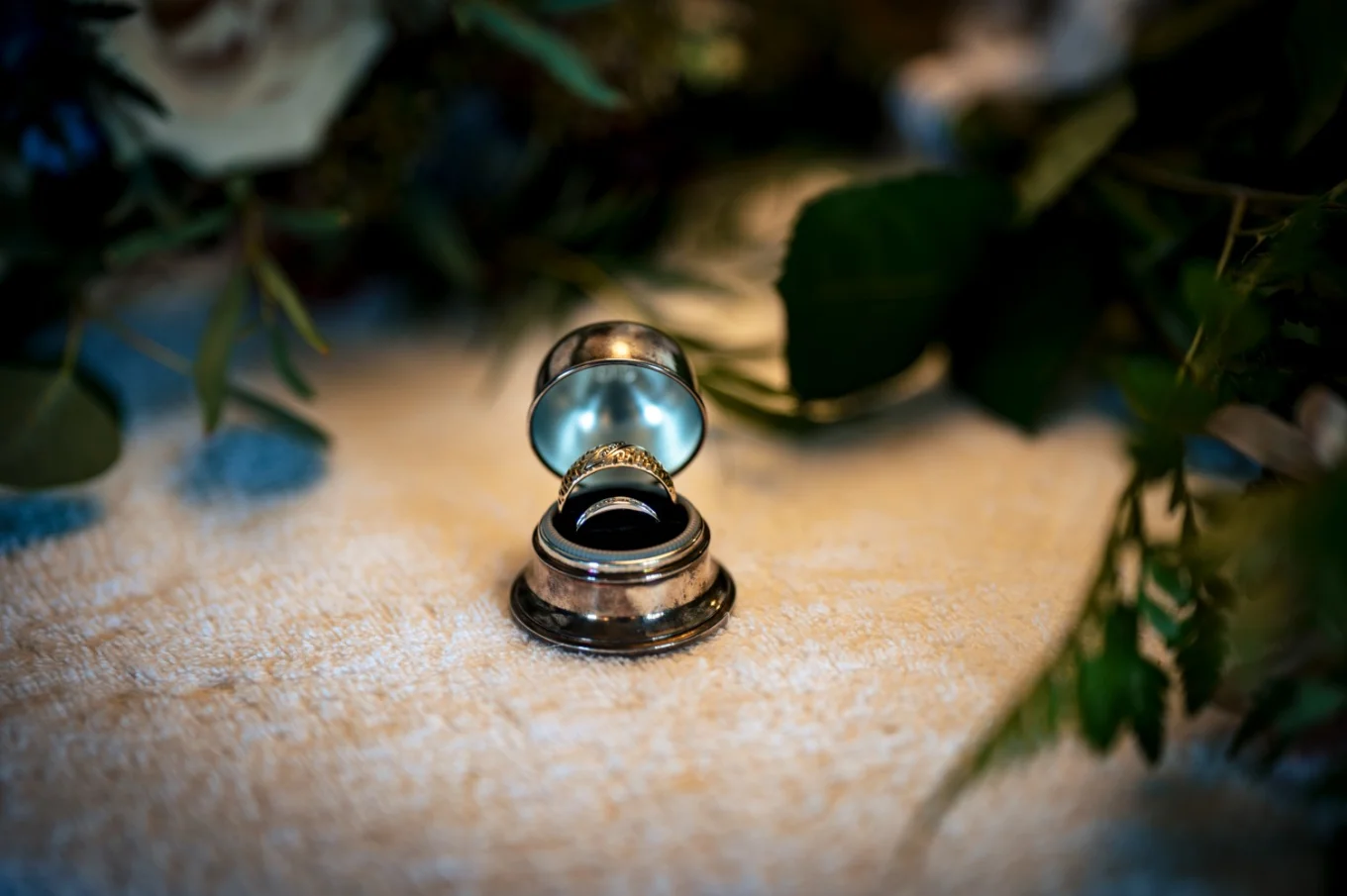 Wedding Ring in a box.