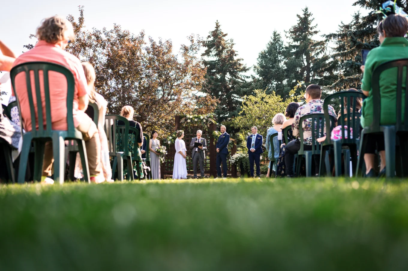Canadian Wedding Photography of the Calgary Ceremony in Zoo