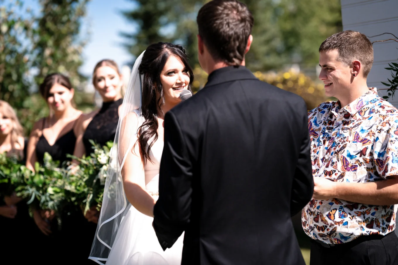 Bride speech at the Calgary Wedding Ceremony