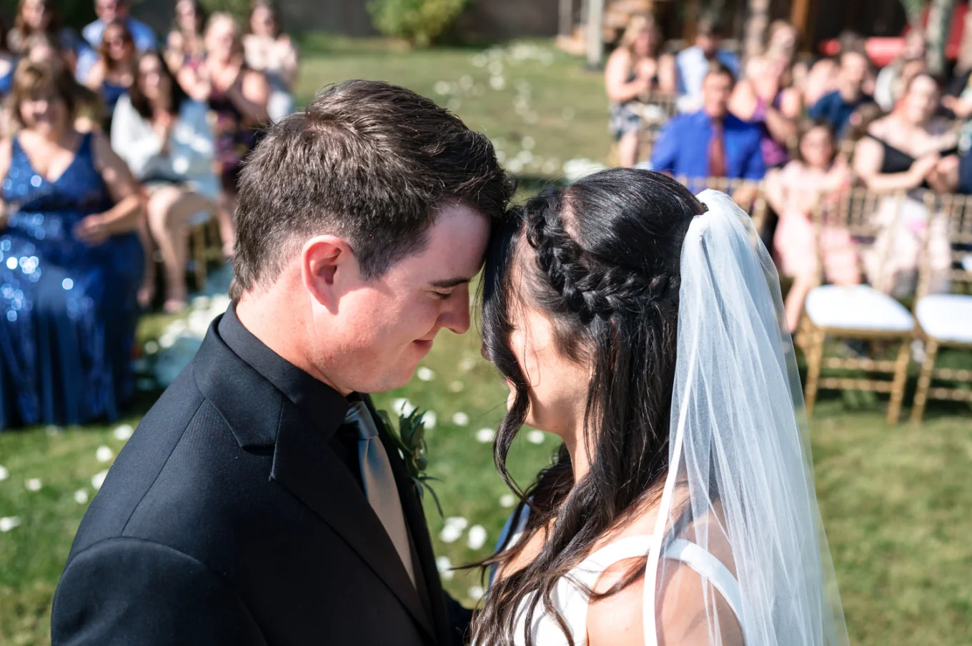 Calgary Wedding Ceremony at the Canadian Farm.