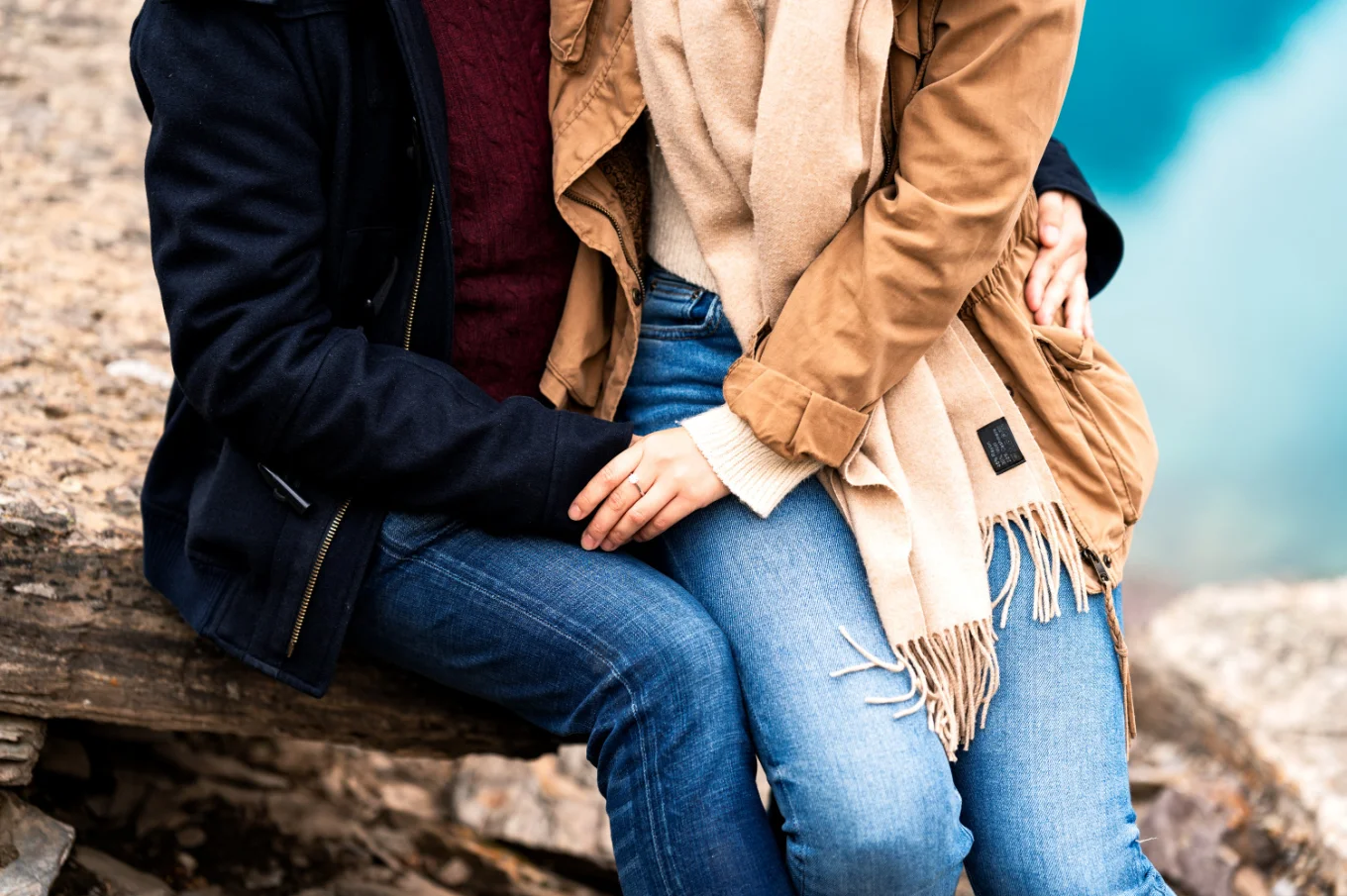 legs of the couple