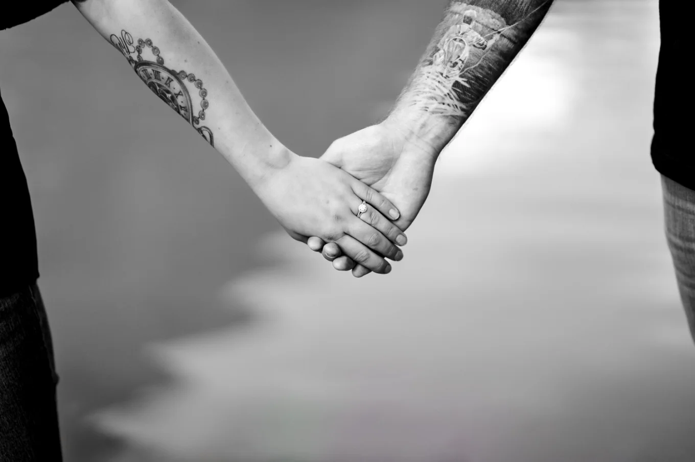 Holding hands