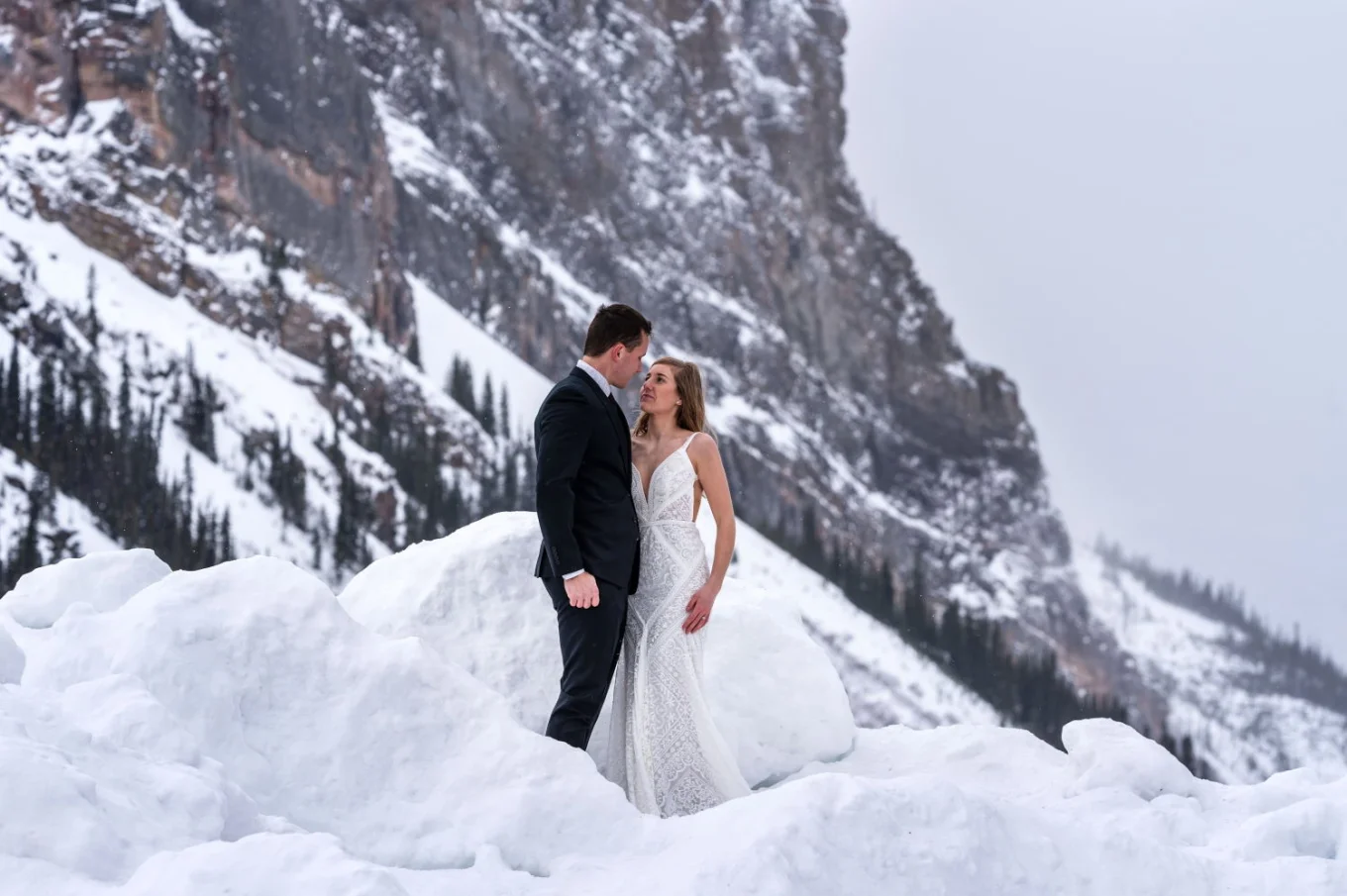 Wedding Adventure Photography in Banff