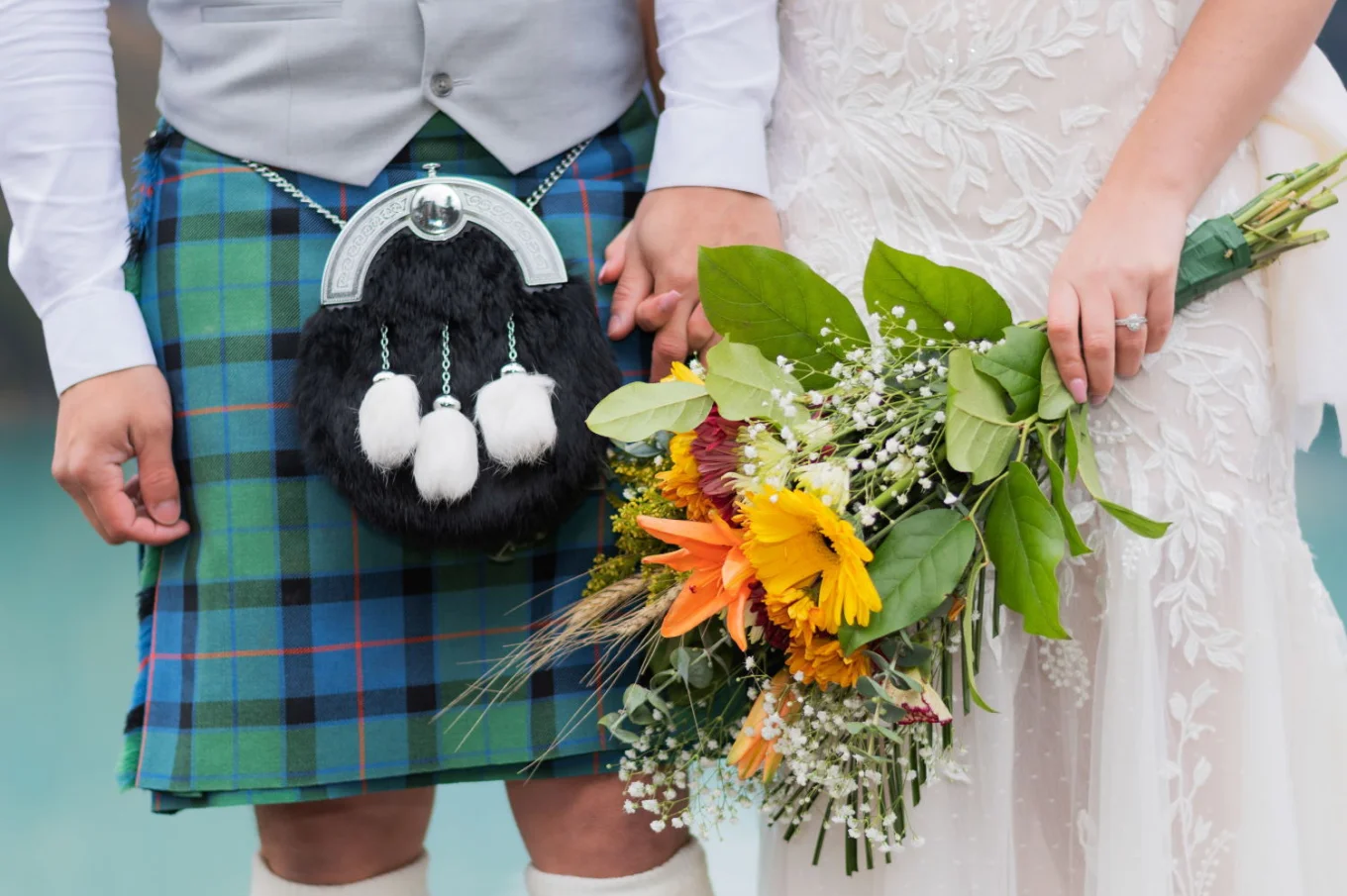 Bouquet of wedding flowers.