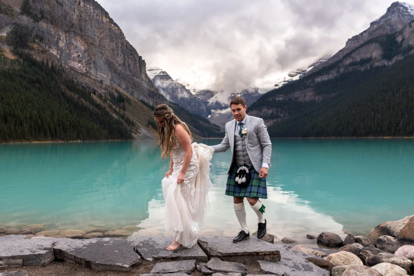Wedding at Lake Louise Banff National Park
