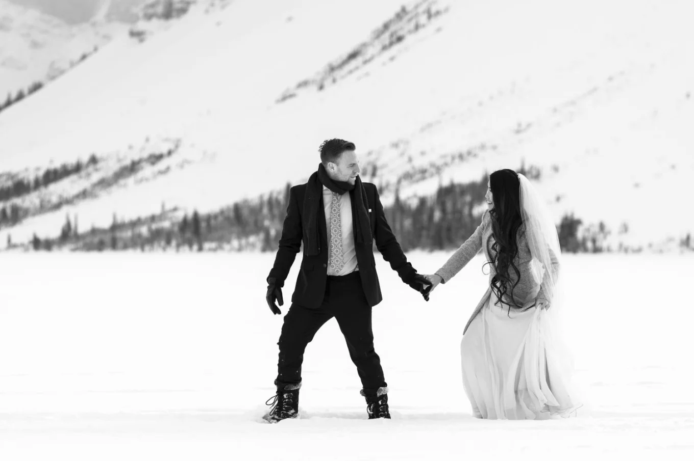 Adventure Photo Session at Bow Lake.