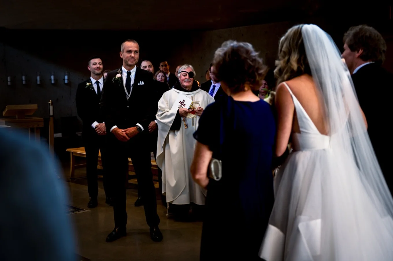 First look Calgary Wedding