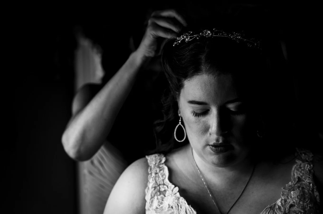 Bride's Getting Ready time captured by Calgary Wedding Photographers