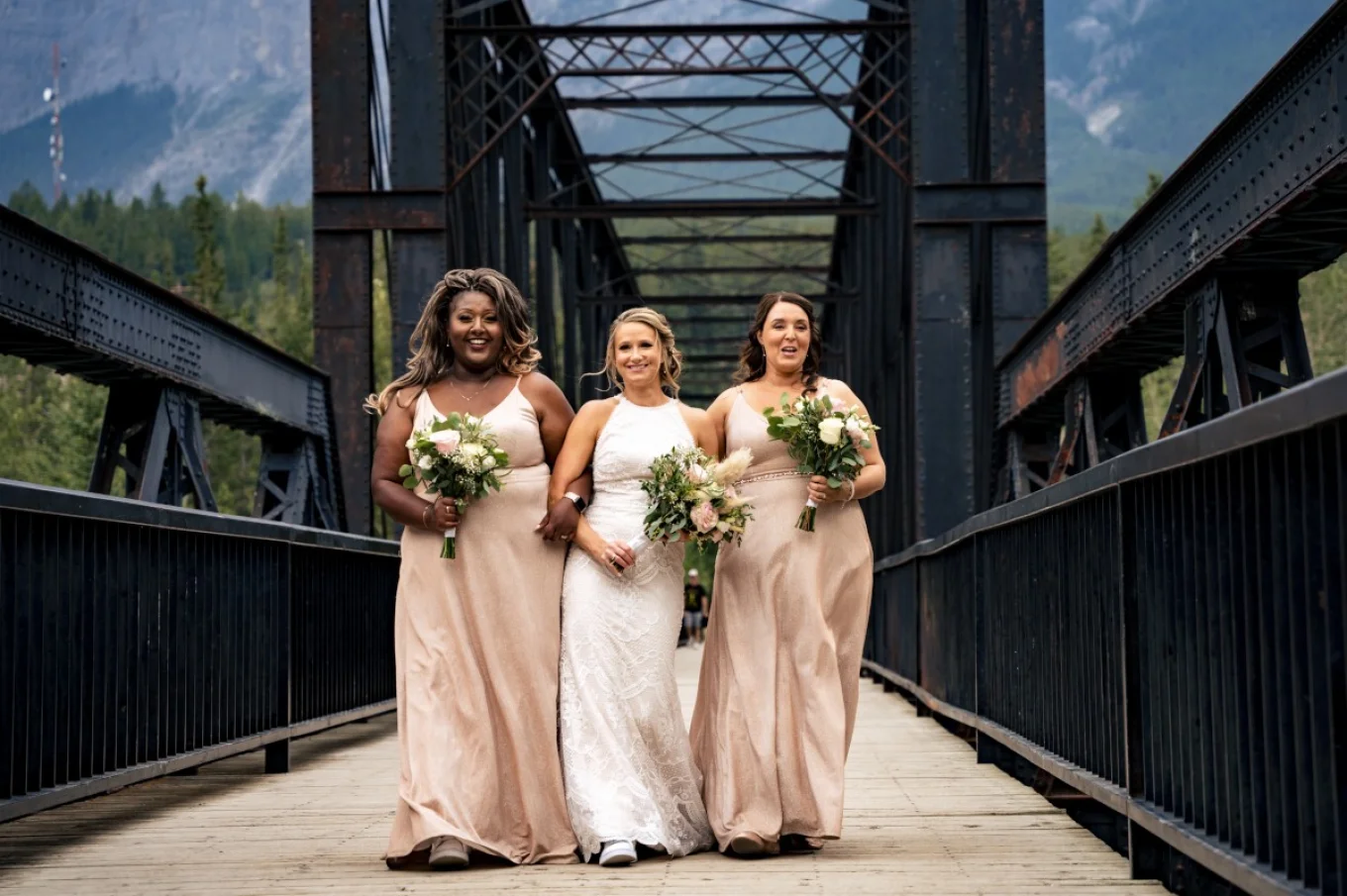 Bridal Party before Calgary Wedding