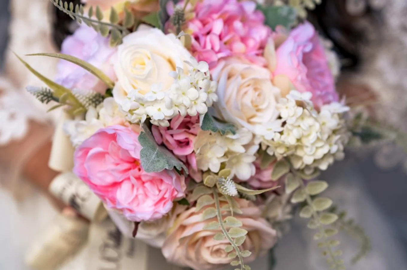 wedding bouquet.