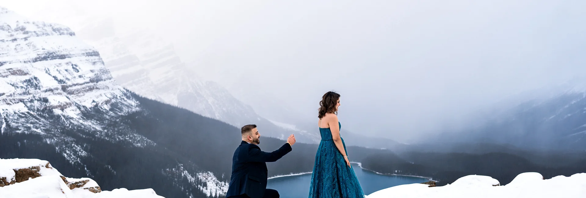 Proposal at Moraine Lake