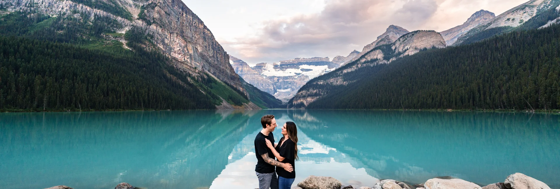 Engagement Photography At Lake Louise