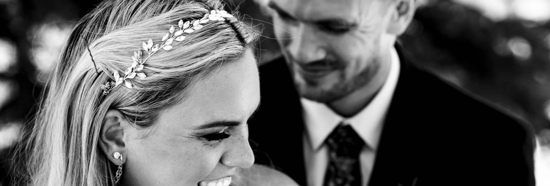 Bride and groom are super happy after their elopement