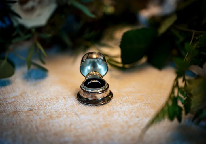Wedding Ring in a box.
