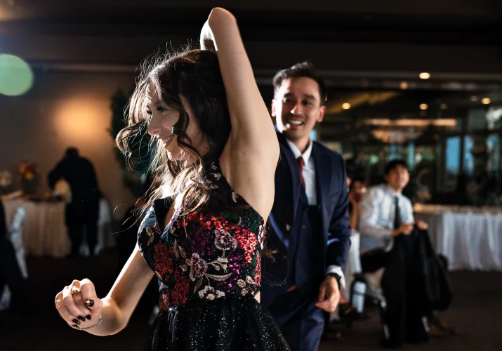 First dance of the newlyweds at the Calgary Wedding Reception