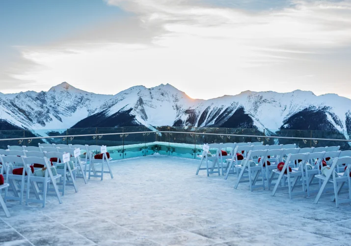 Banff Gondola wedding ceremony