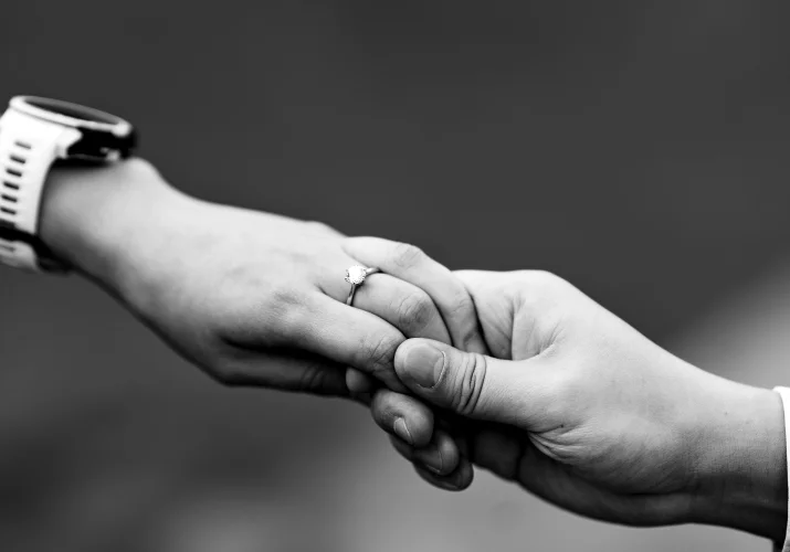 Holding hands