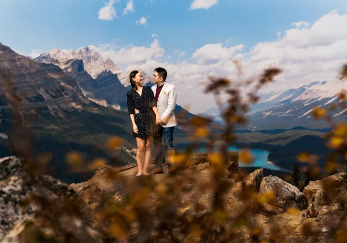 Fall Engagement Photography in the Canadian Rockies