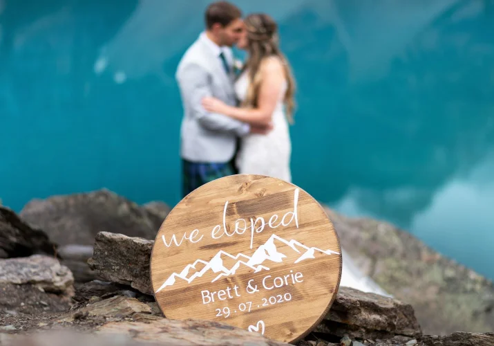 Elopement at Lake Louise in Banff National Park