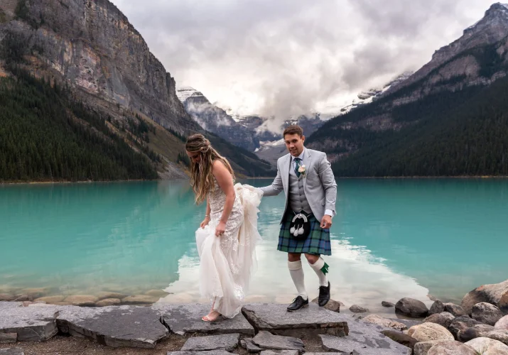 Wedding at Lake Louise Banff National Park