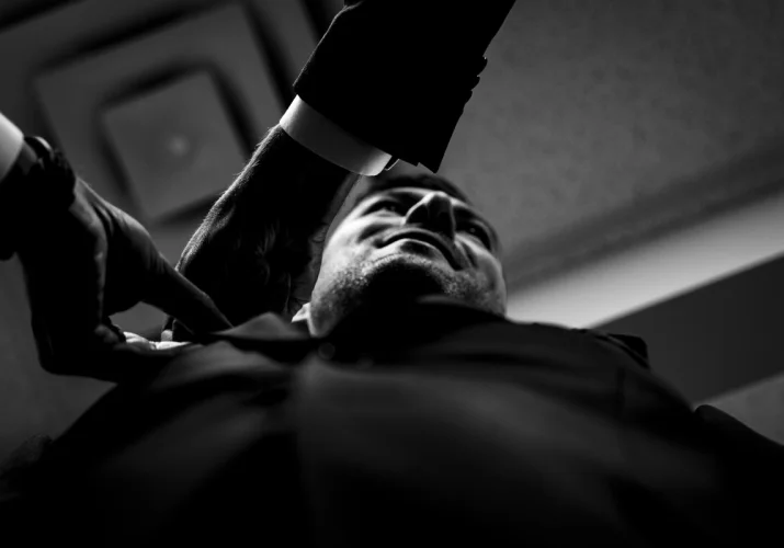 Grooms getting ready time before Calgary Wedding Ceremony