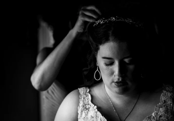 Bride's Getting Ready time captured by Calgary Wedding Photographers