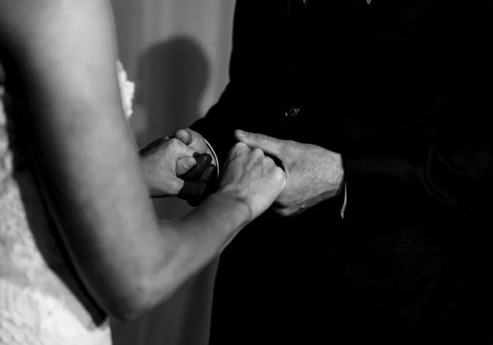 Holding hands