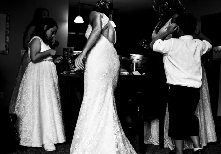 Calgary wedding Photographer caption for before the wedding time.