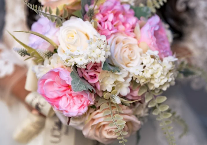 wedding bouquet.
