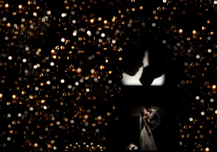Creative wedding photography.