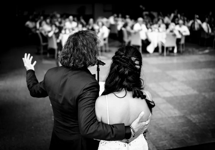 Newlyweds speech in Banff