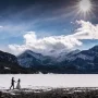 Wedding photography at Barrier Lake Alberta